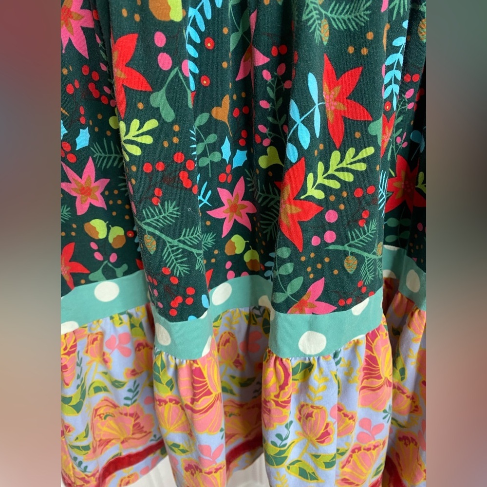 MATILDE Colorful Patterned Long Sleeve Dress - Picture 2 of 6